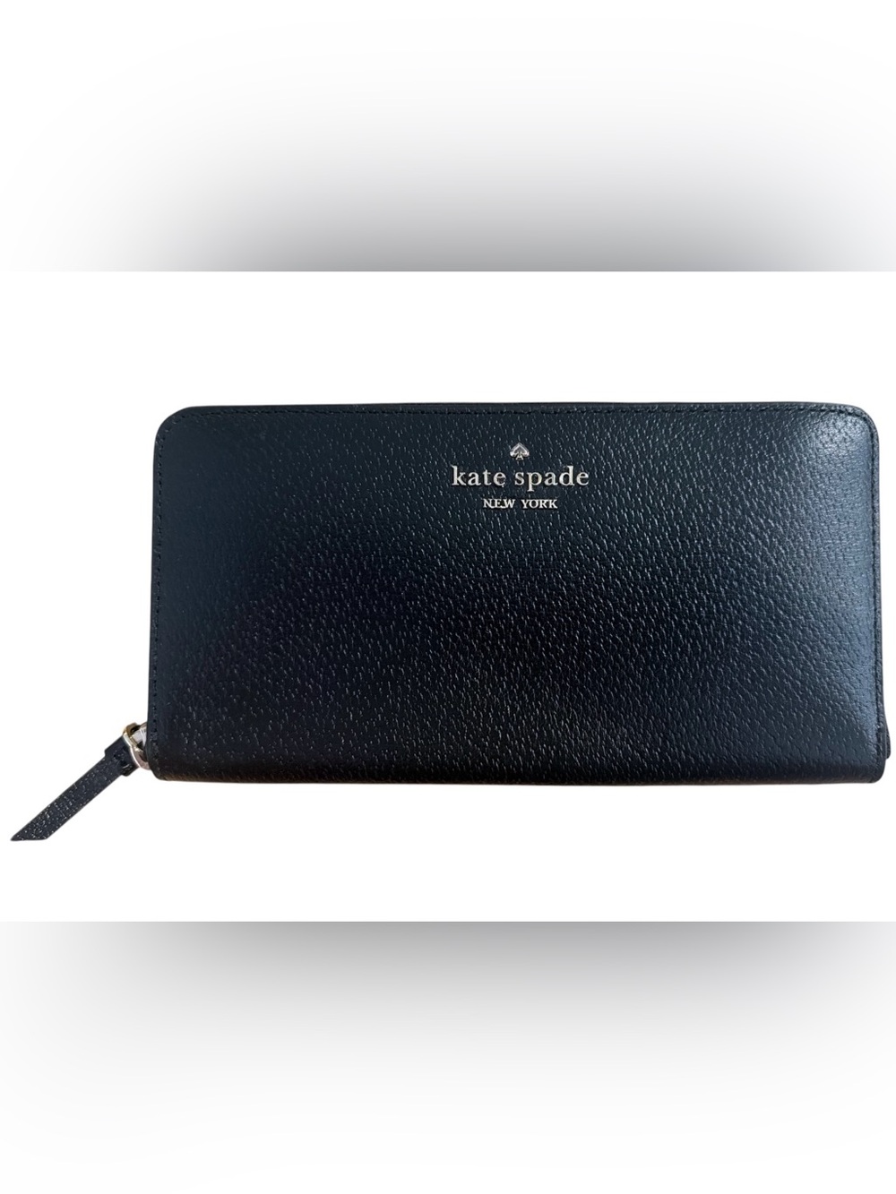 Kate Spade Grove Street Neda Black Leather Zip Around Wallet